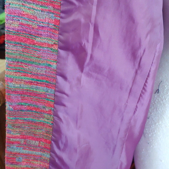 Coldwater Creek Plus 2x Purple Red Blazer - Picture 3 of 6